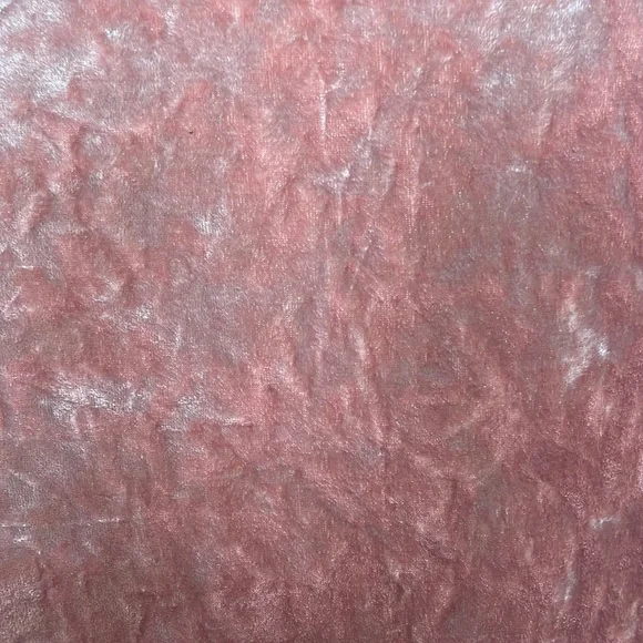 Pretty in pink- crushed velvet-like short dress. - Picture 3 of 4